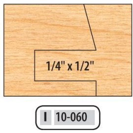 Freeborn I-10-060 3 Piece Insert Set (adjustable cope) Dedicated Profile Insert Cutter